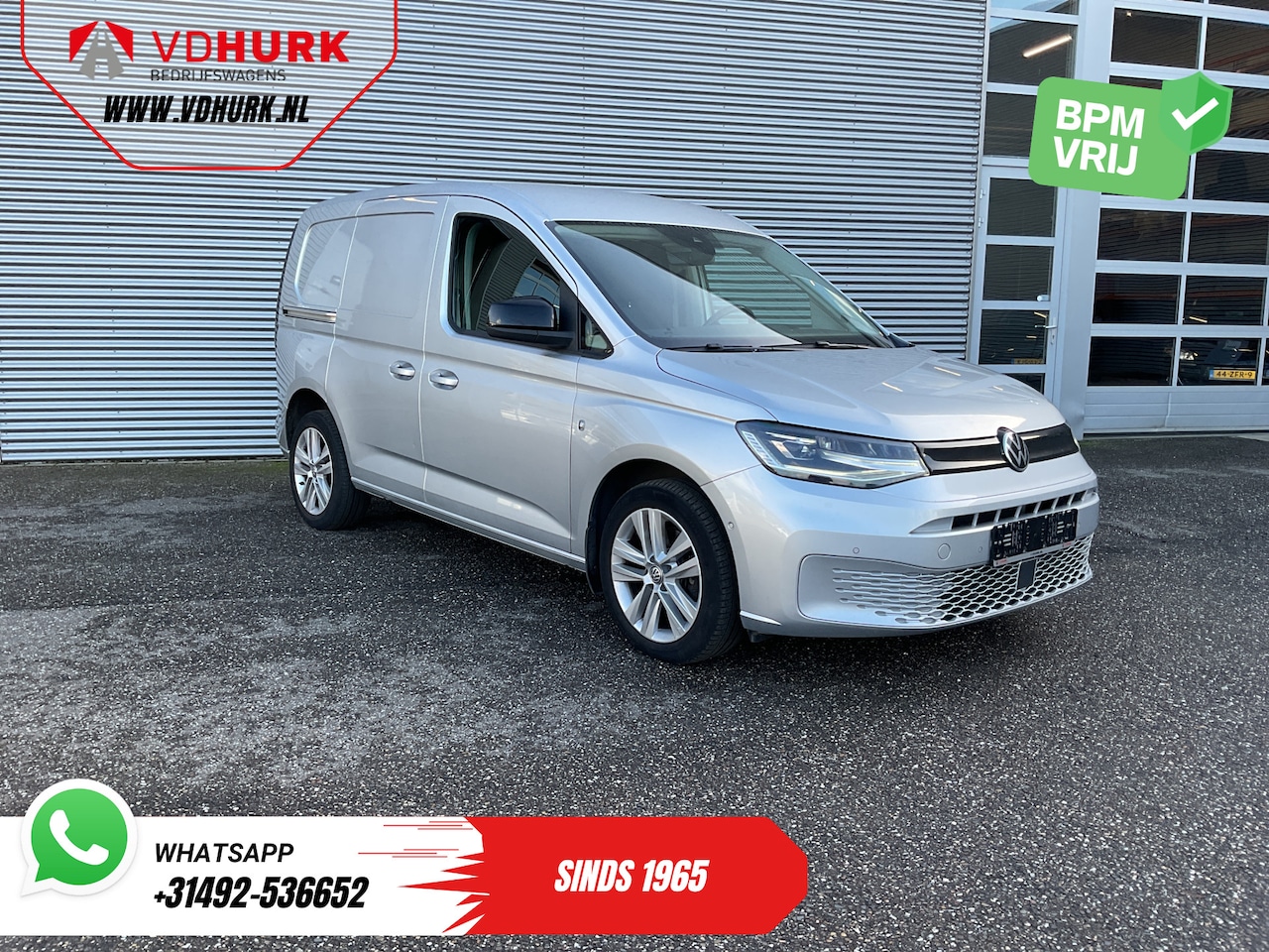 Volkswagen Caddy Cargo - 2.0 TDI DSG 125 pk Aut. LED/ Virtual Cockpit/ Adapt.Cruise/ Standkachel/ Stoelverw./ Carpl - AutoWereld.nl