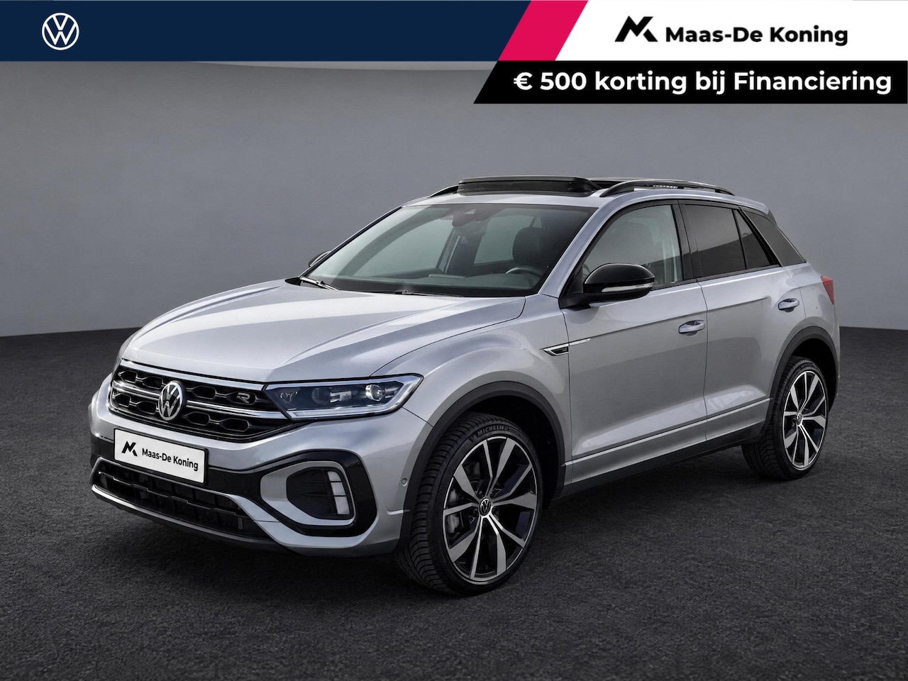 Volkswagen T-Roc - 1.5eTSI/150PK R-Line Black Style · Panoramadak · Camera + Parkeersensoren · Keyless · Appl - AutoWereld.nl