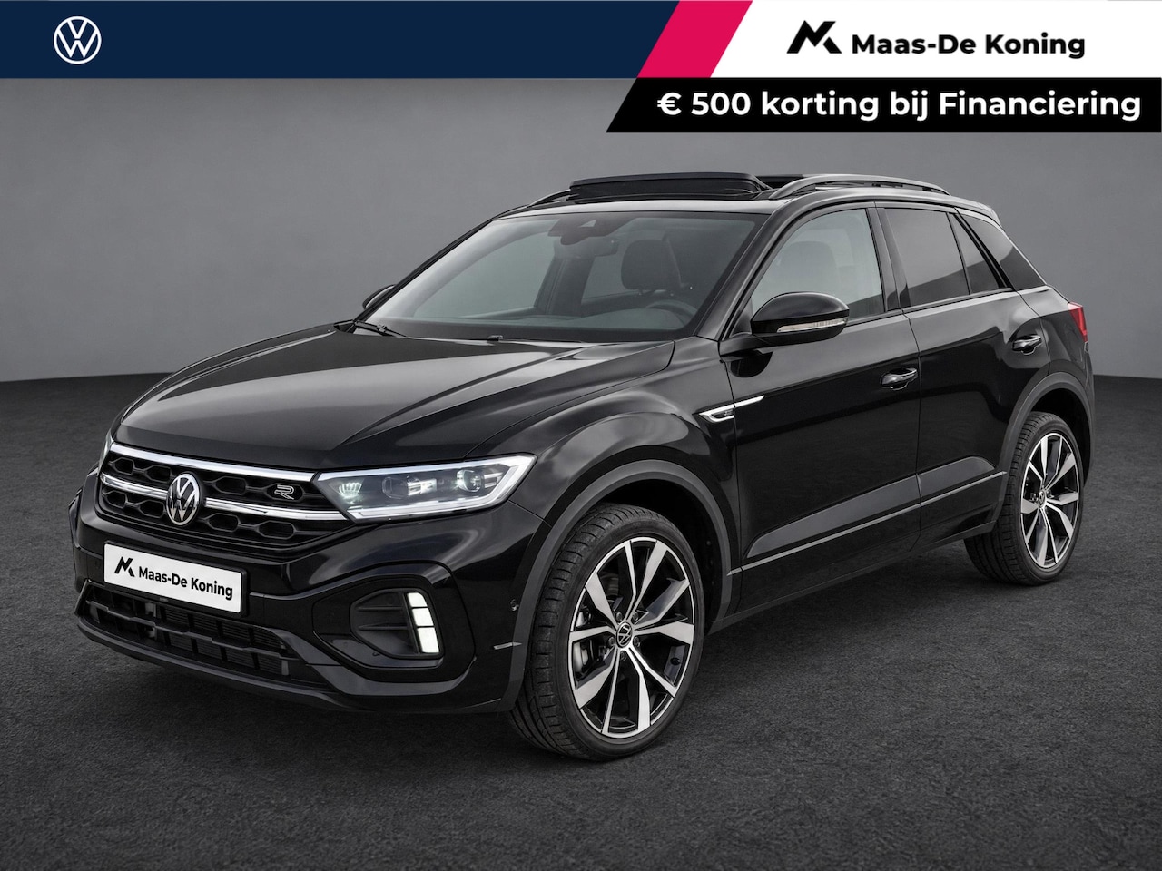Volkswagen T-Roc - 1.5TSI/150PK R-Line Black Style · Panoramadak · Apple/Android Car Play · Camera + Parkeers - AutoWereld.nl