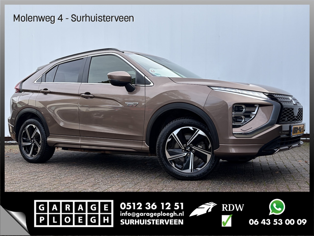 Mitsubishi Eclipse Cross - 2.4 PHEV Black Edition 360° Stoel/Stuurverw Carplay Adap.Cruise Keyless VOL! - AutoWereld.nl