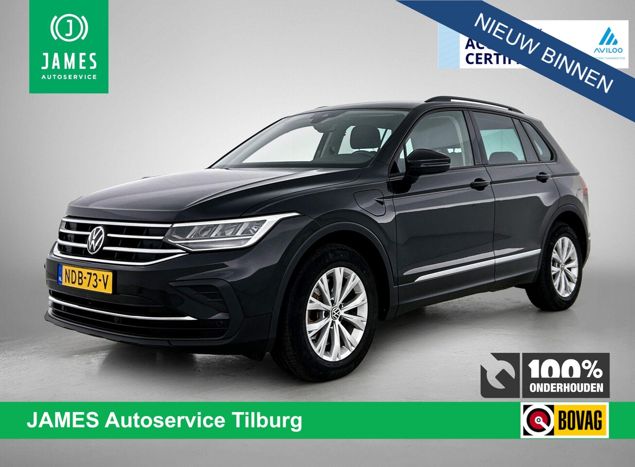 Volkswagen Tiguan - 1.4 TSI eHybrid Business CAMERA | NAVI & CARPLAY | AD-CRUISE - AutoWereld.nl