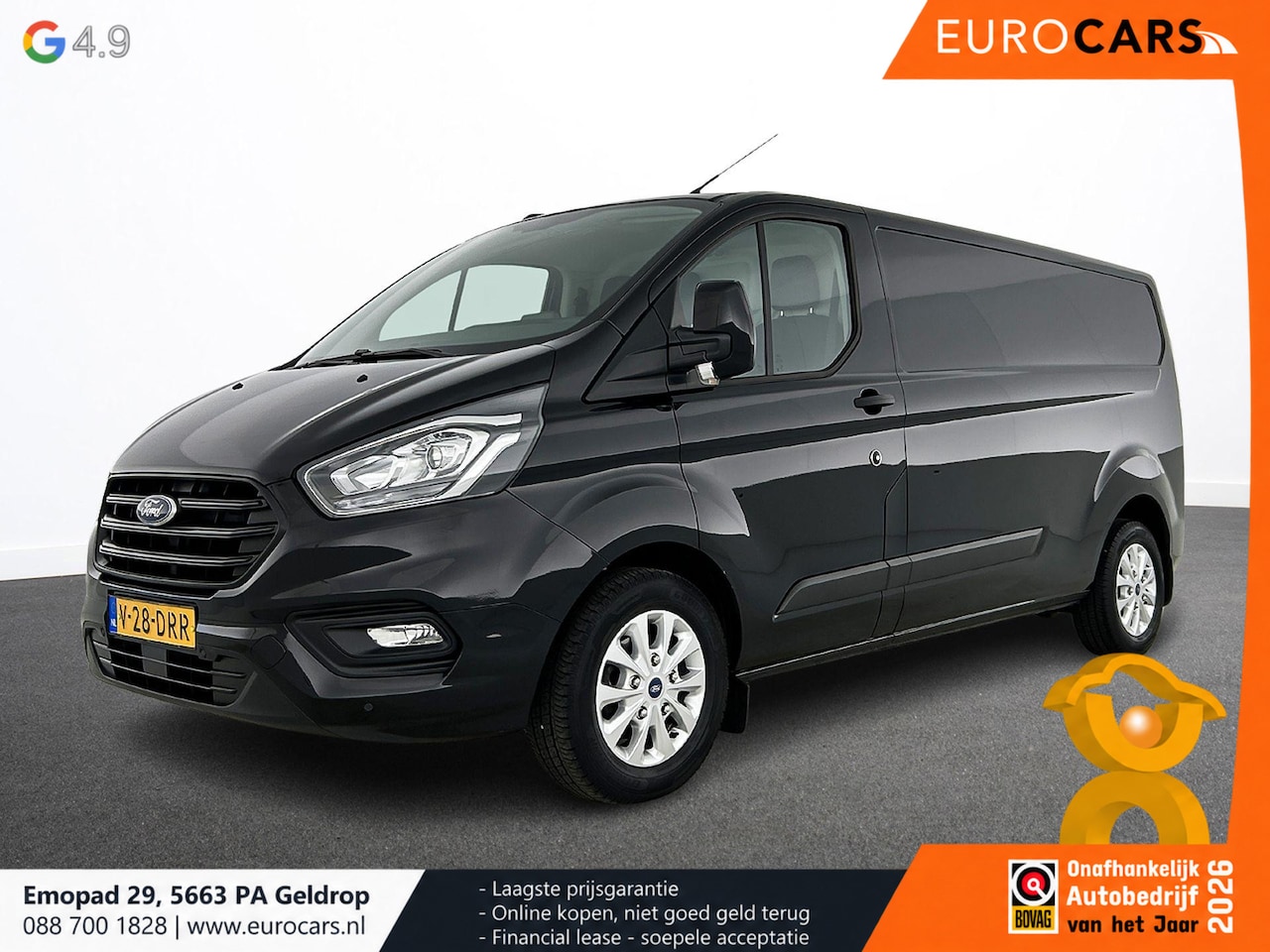 Ford Transit Custom - 130pk Automaat L2H1 Trend Navigatie Camera Apple Carplay Trekhaak Cruise control Airco - AutoWereld.nl