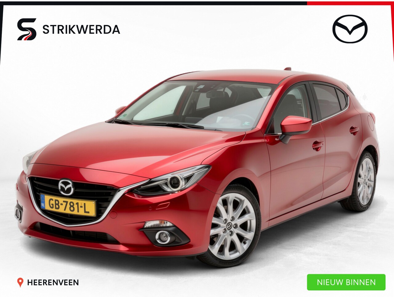 Mazda 3 - 2.0 GT-M | HUD | Leer | Bose | Trekhaak - AutoWereld.nl