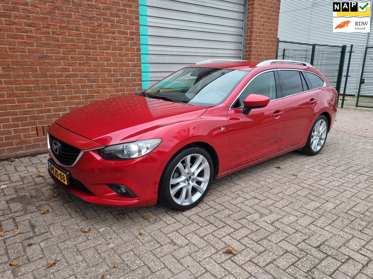Mazda 6 Sportbreak - 2.2D HP GT-M Automaat Bj:2013 NAP! - AutoWereld.nl