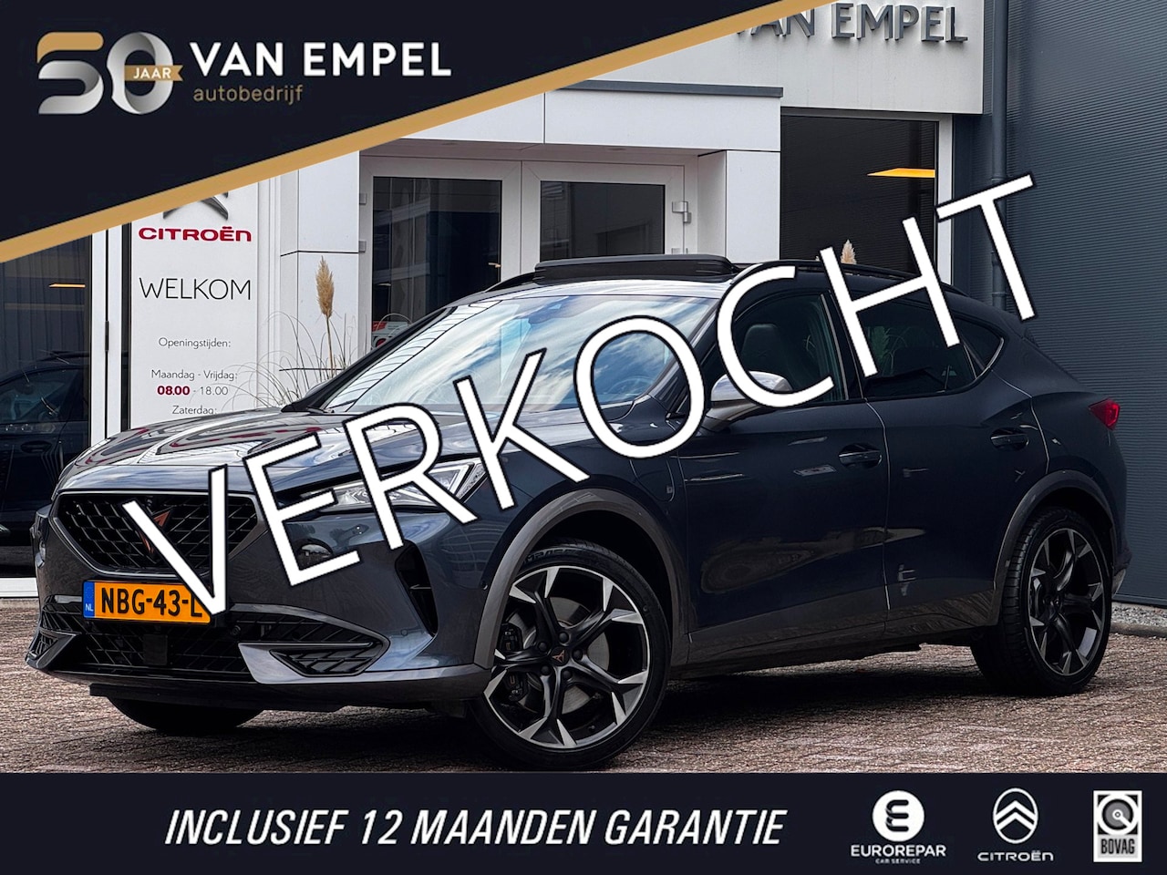 CUPRA Formentor - 1.4 e-Hybrid VZ Performance | 245 PK | 94% SOH | Pano | Leder + Memory | 360 Camera | Wint - AutoWereld.nl