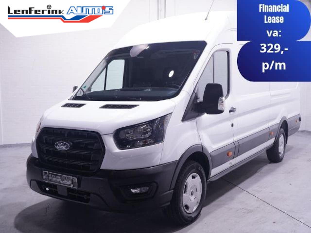 Ford Transit - 2.0 TDCi 130 pk L4H3 Nwe Model Airco, Camera Apple Carplay, 270 Graden Deuren, Laadruimte - AutoWereld.nl