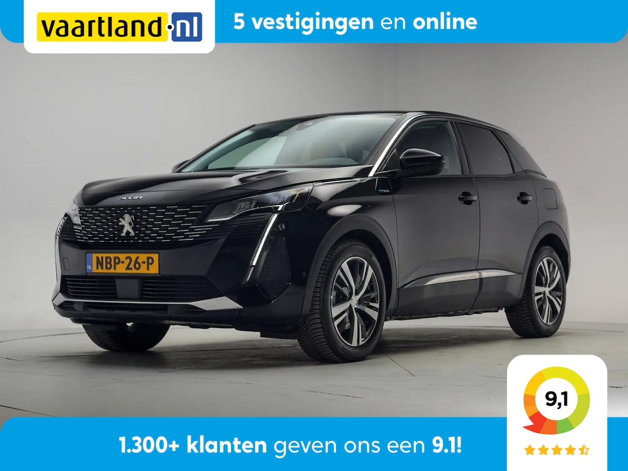Peugeot 3008 - 1.6 Plug-in Hybrid 225 Allure Aut. [ LED Apple/Android Camera ] - AutoWereld.nl