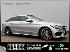 Mercedes-Benz C-klasse Estate - 400 4MATIC AMG 334PK Pano Burmester Stoelverw+Ventilatie Memory VOL