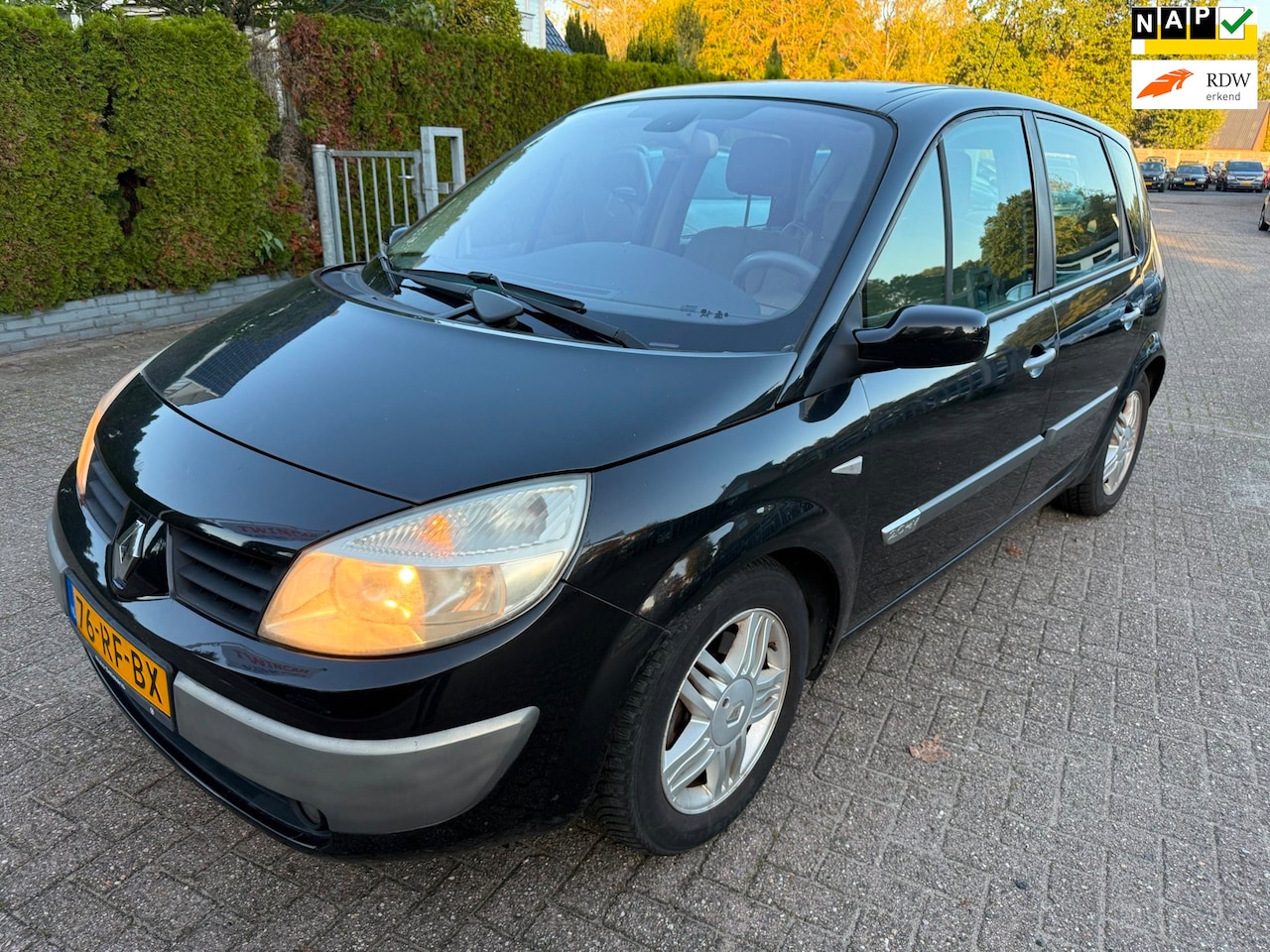 Renault Scénic - 2.0-16V AUT. 5DRS Tech Line ECC CRUISE LEDER LMV NAP - AutoWereld.nl