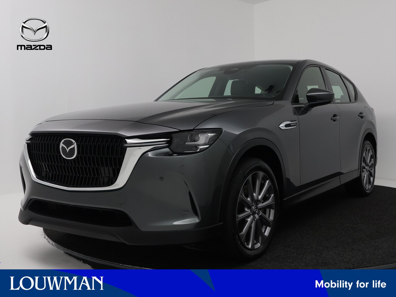 Mazda CX-60 - 2.5 e-SkyActiv PHEV Exclusive-Line Comfort Pack | Trekhaak wegklapbaar | Leder met verwarm - AutoWereld.nl