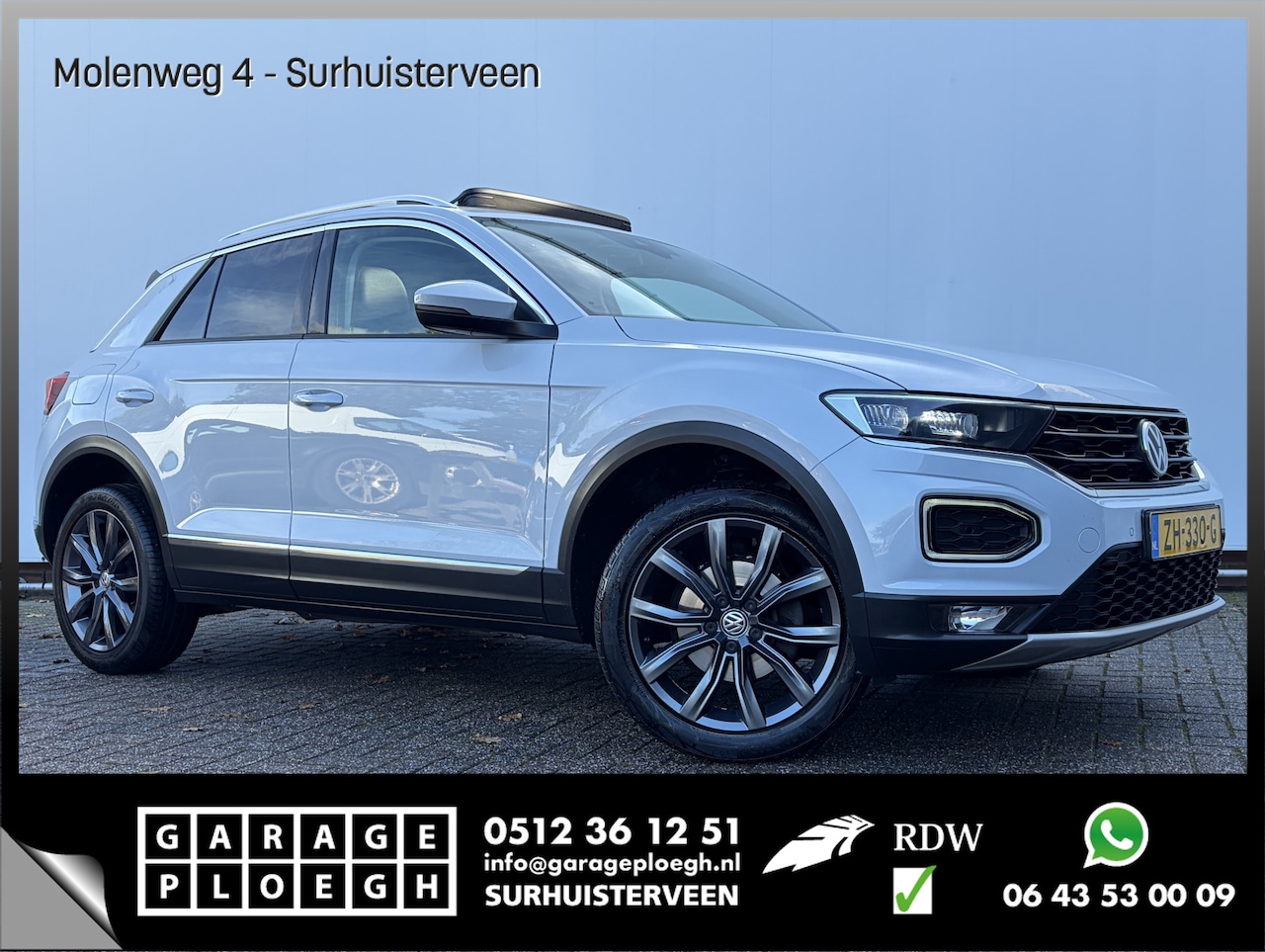 Volkswagen T-Roc - 1.5 TSI Sport Pano Carplay Adapt.Cruise Digi-Dash Pdc Led Orig.NL! - AutoWereld.nl