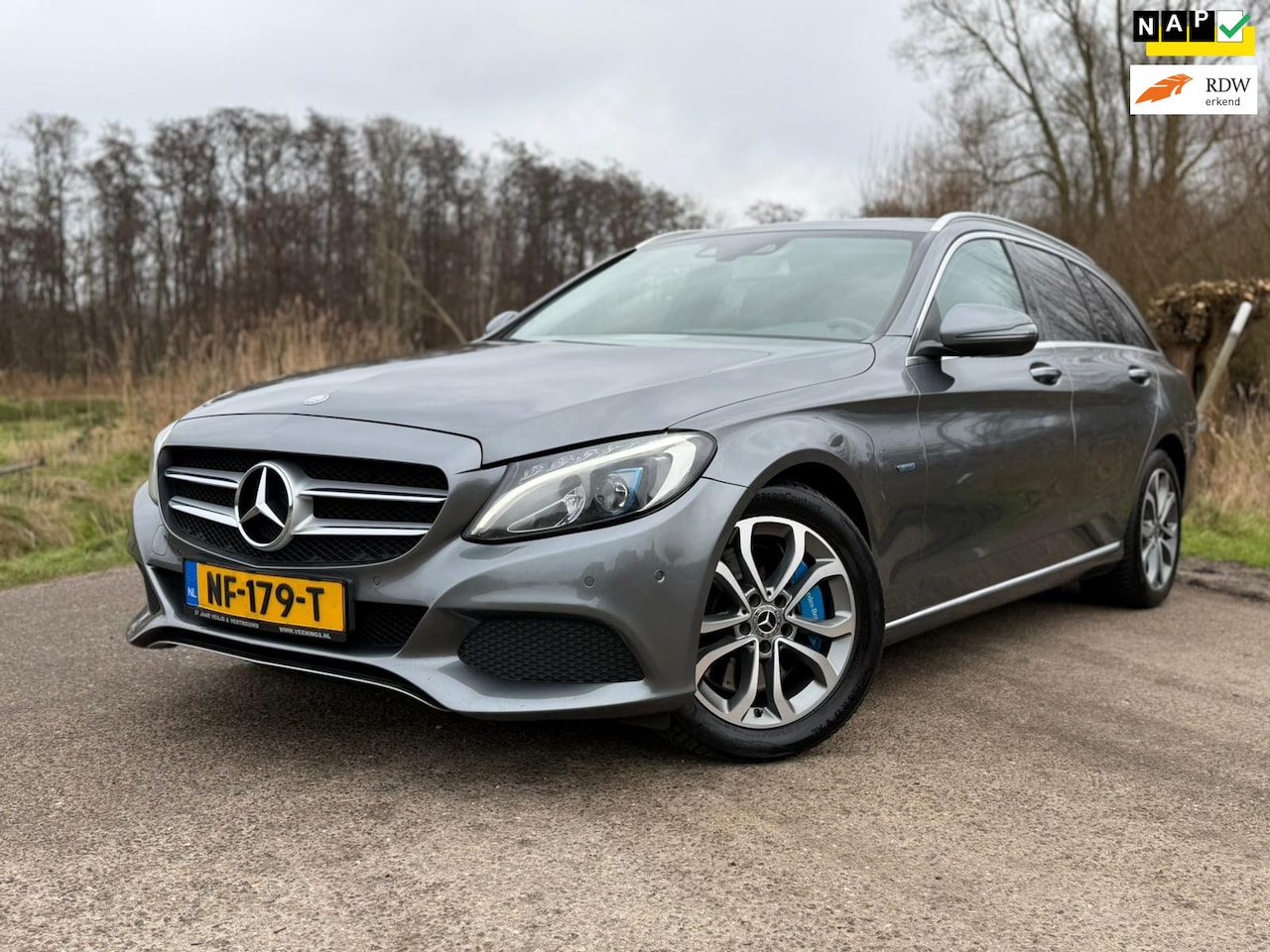 Mercedes-Benz C-klasse Estate - 350 e Lease Edition Plus 17inch Cruise Control Leder Clima Navi Stoelverwarming NAP - AutoWereld.nl