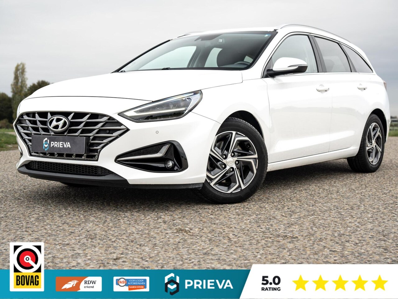 Hyundai i30 Wagon - 1.0 T-GDI Advanced | Half-Leder| Camera | Trekhaak - AutoWereld.nl