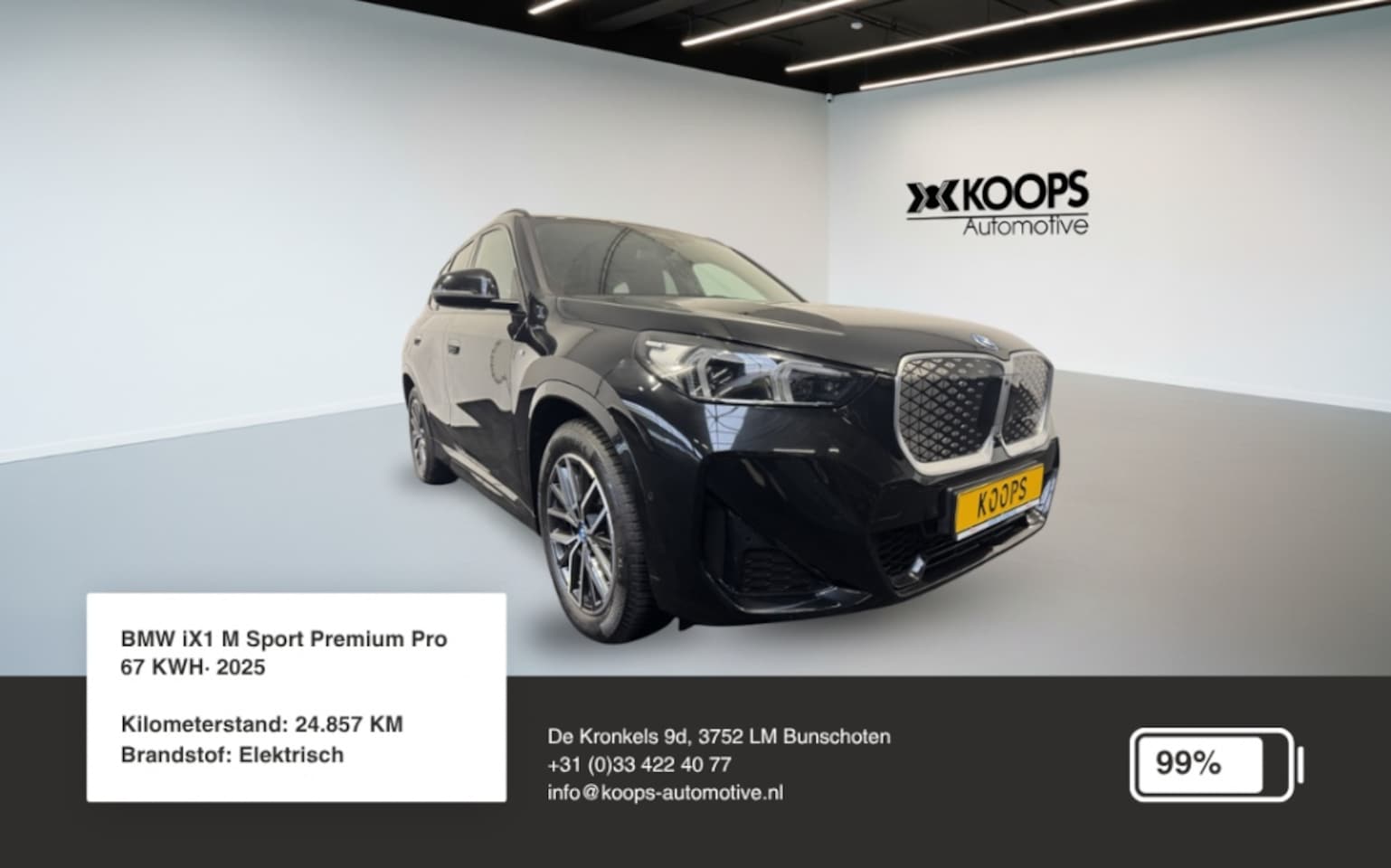 BMW iX1 - 20 eDrive M Sport Premium Pro SOH 99% | Drive asistence | Head up display | Shadow line - AutoWereld.nl