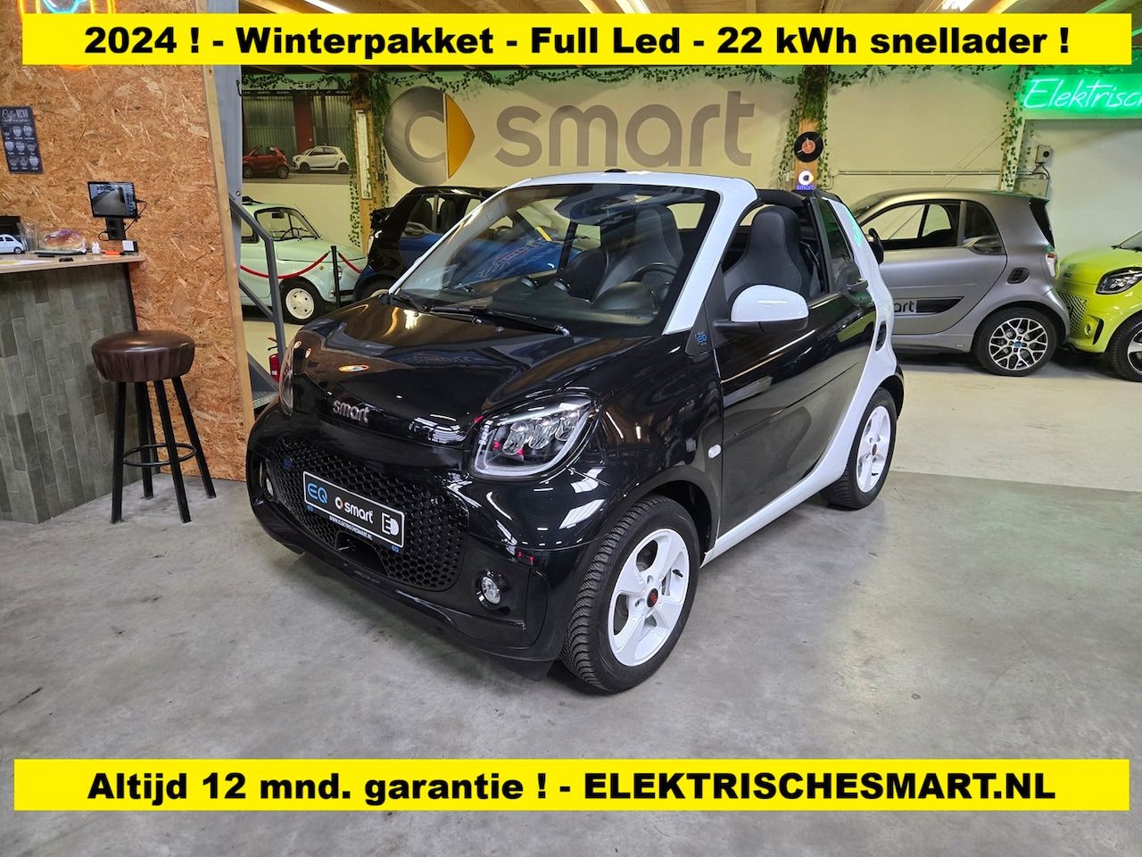 Smart Fortwo cabrio - EQ Comfort PLUS - 2024 ! - Winterpakket - Full Led - Camera - Carplay / Android Auto - AutoWereld.nl