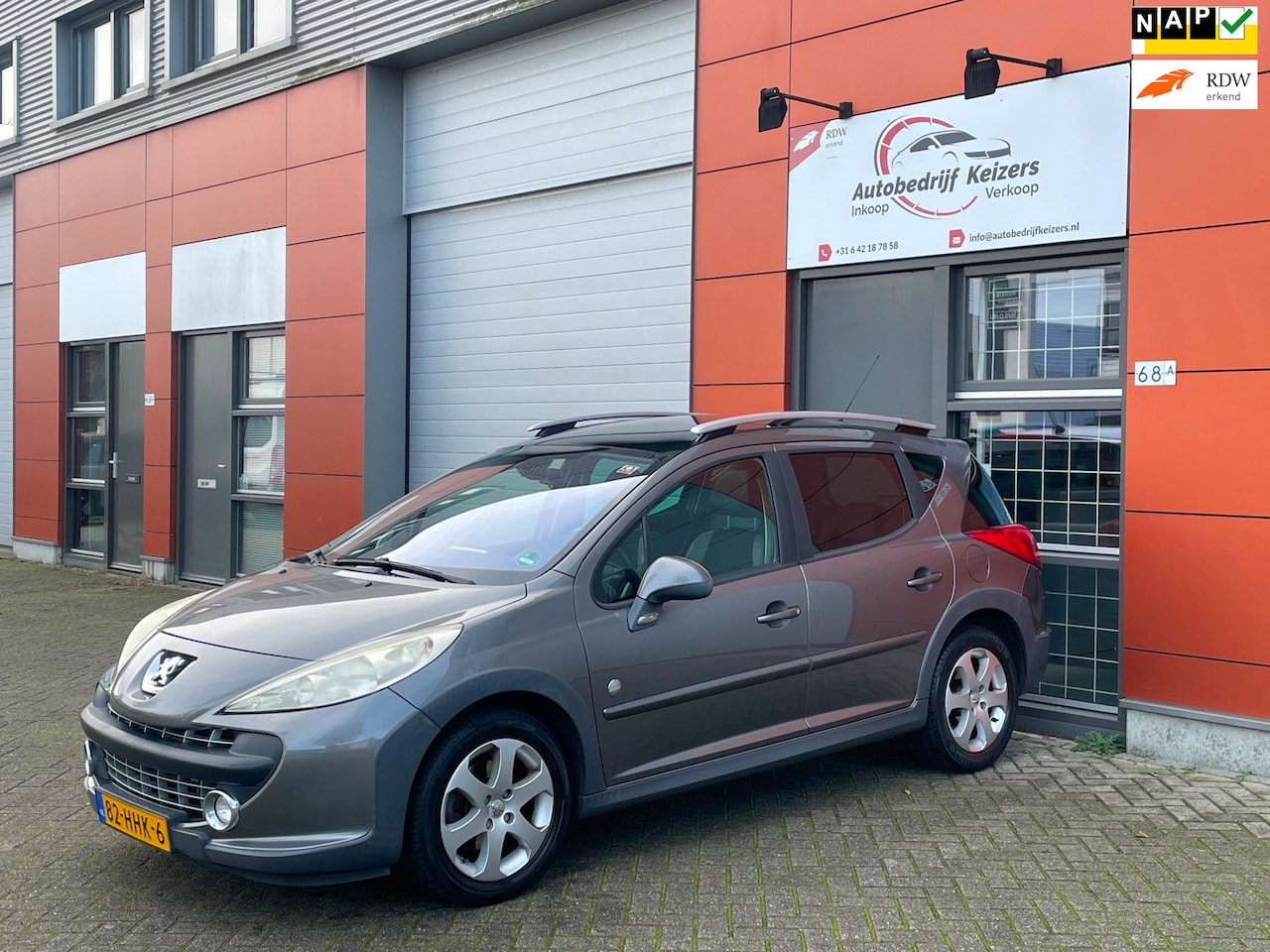 Peugeot 207 SW Outdoor - 1.6 VTi APK CLIMA PANO NAP NETTE AUTO - AutoWereld.nl