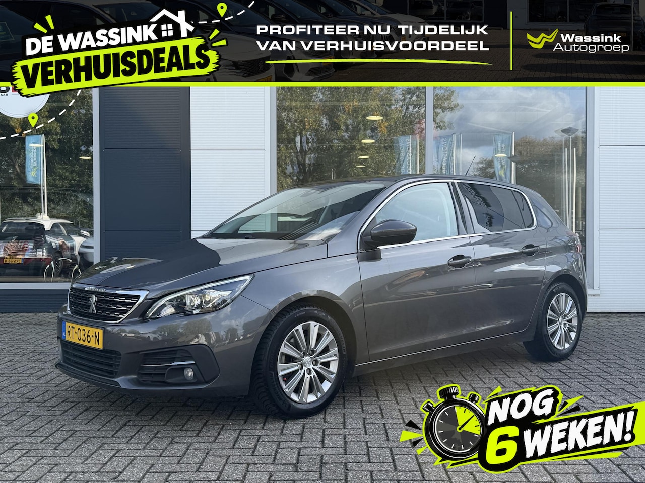 Peugeot 308 - 1.2 Allure 130pk AUTOMAAT | Trekhaak | Navigatie | Panorama dak | Parkeer hulp | Bluetooth - AutoWereld.nl