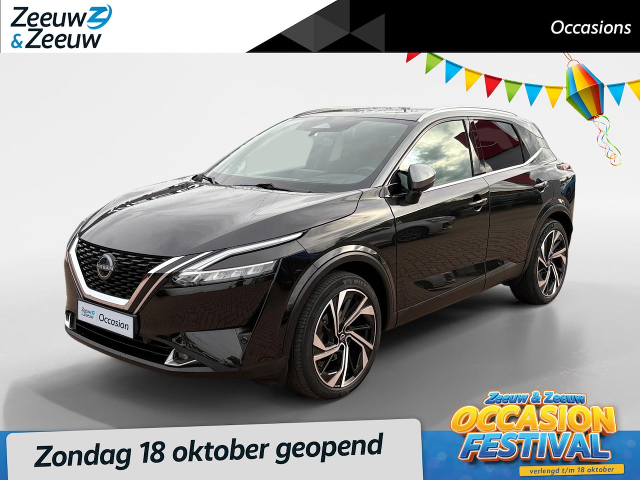 Nissan Qashqai - 1.3 MHEV Xtronic Tekna Plus *Automaat*Navi+360Camera*Winter Pack*Elekt. Stoelen*Lederen be - AutoWereld.nl