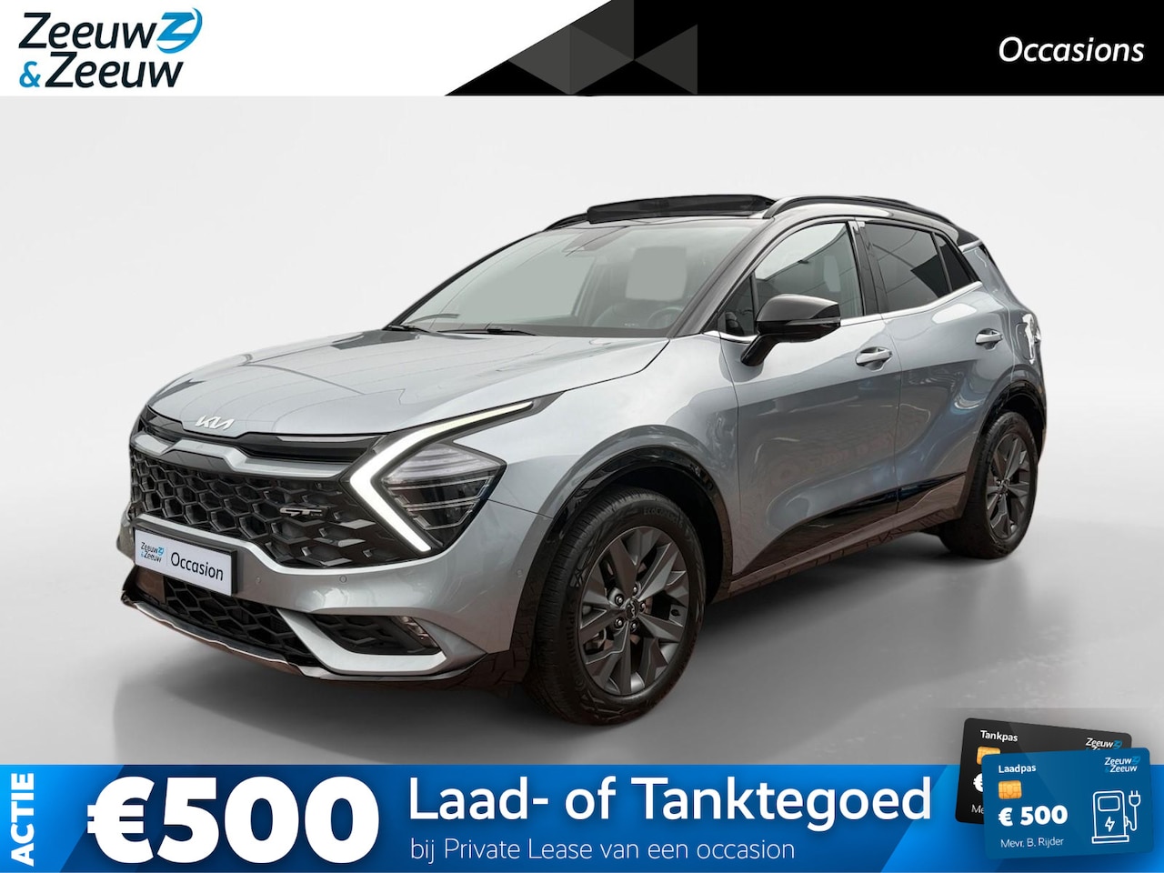 Kia Sportage - 1.6 T-GDi Hybrid GT-PlusLine | Open dak | Stoelverwarming & koeling | Dodehoekdetectie | H - AutoWereld.nl