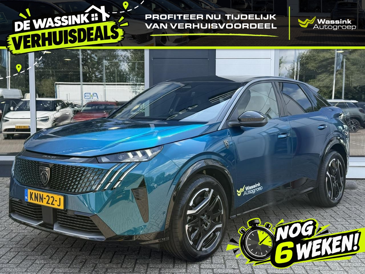 Peugeot e-3008 - GT Long Range 230 97 kWh | Warmtepomp | Panoramisch schuifdak Pack | 360 vision & Drive As - AutoWereld.nl