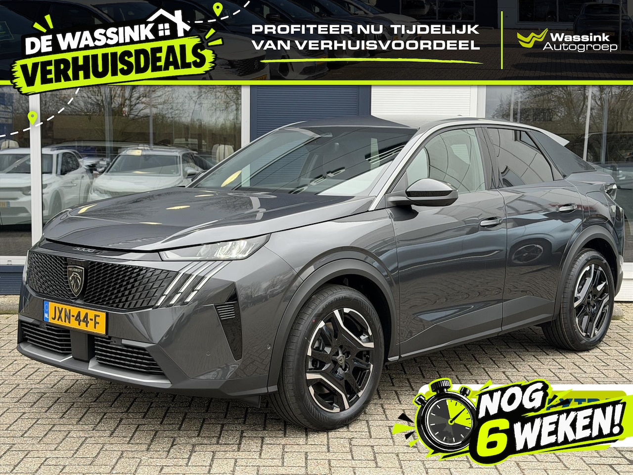 Peugeot e-3008 - EV 96 kWh 230pk Long Range Allure VOORRAAD VOORDEEL | Warmtepomp | Trekhaak | Stoelverwarm - AutoWereld.nl