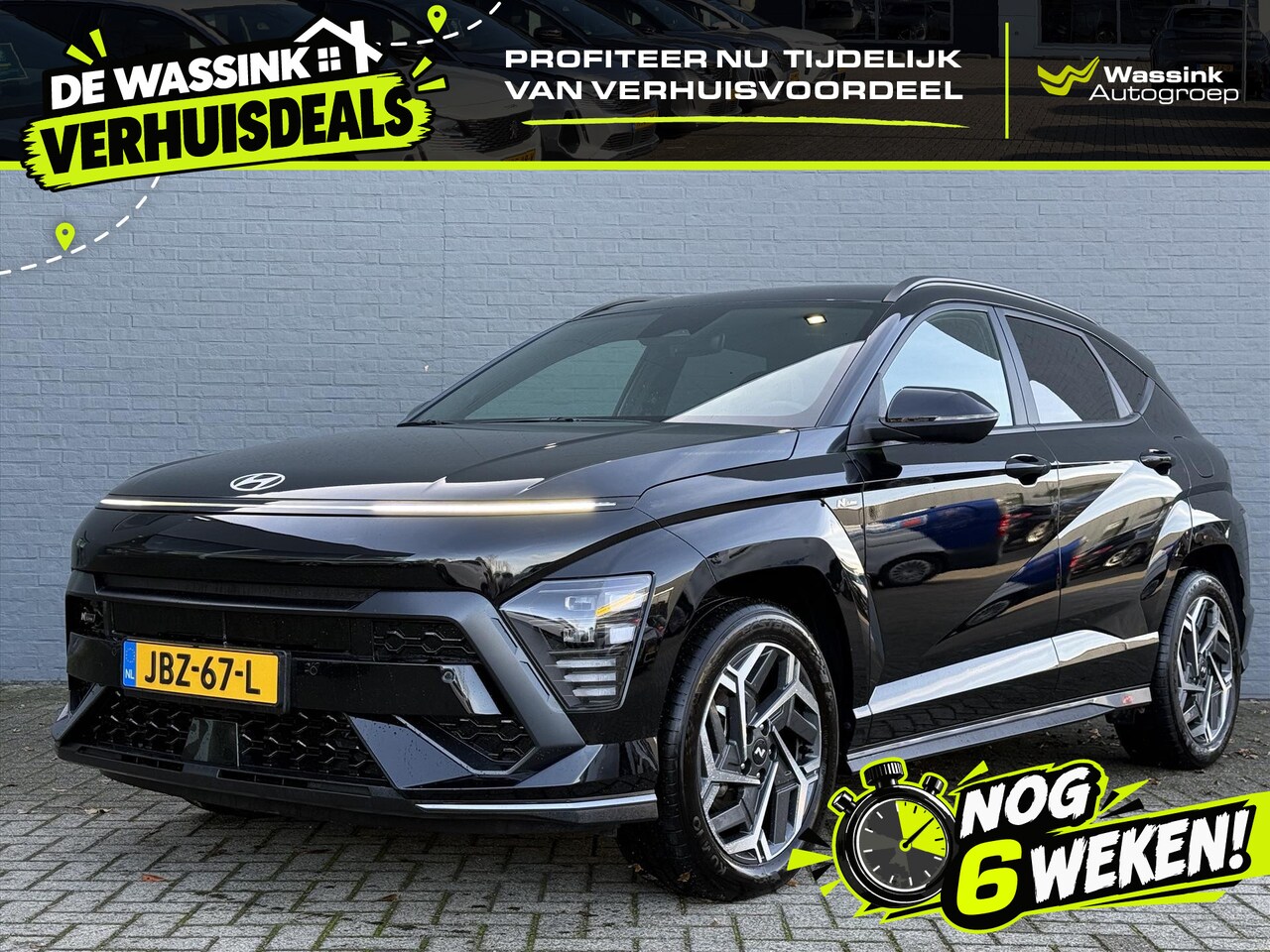 Hyundai Kona - 1.6 GDI HEV 141pk DCT N-Line Edition | | Navigatie | Adaptive Cruise Control | Climate Con - AutoWereld.nl