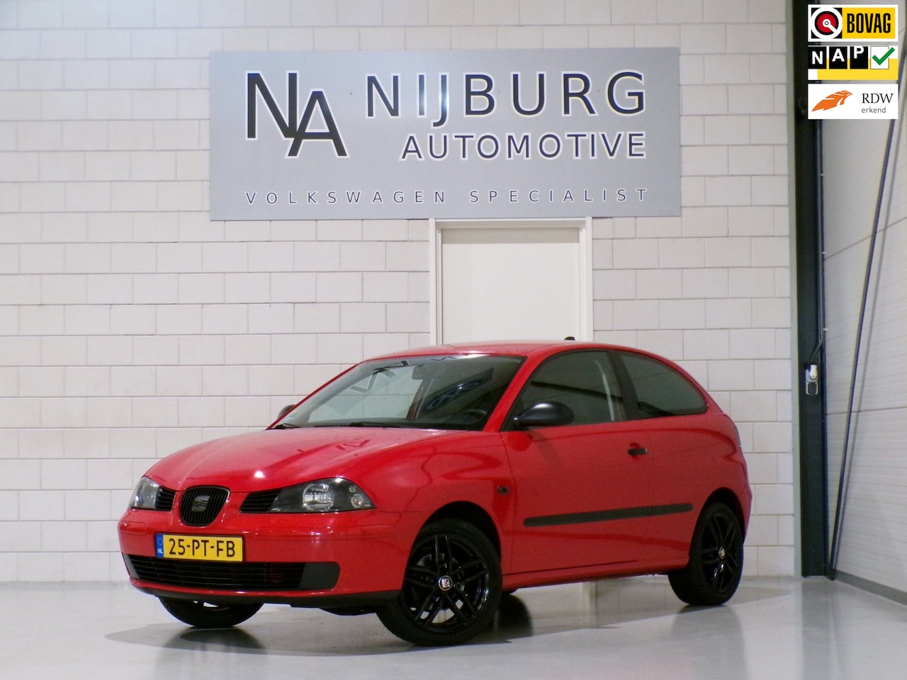 SEAT Ibiza - 1.4-16V 75PK "Origineel NL!" Apple-carplay Android-Auto Airco 16"Velgen Bluetooth Navigati - AutoWereld.nl