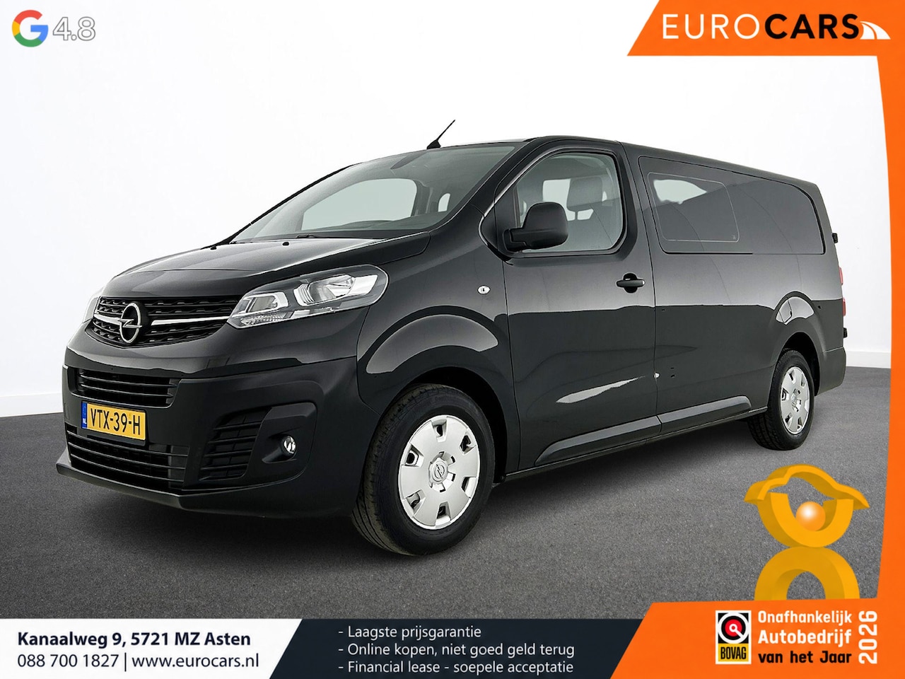 Opel Vivaro - 2.0 145pk L3H1 Edition Dubbele Cabine Automaat Airco Navigatie Parkeersensoren Trekhaak Cr - AutoWereld.nl