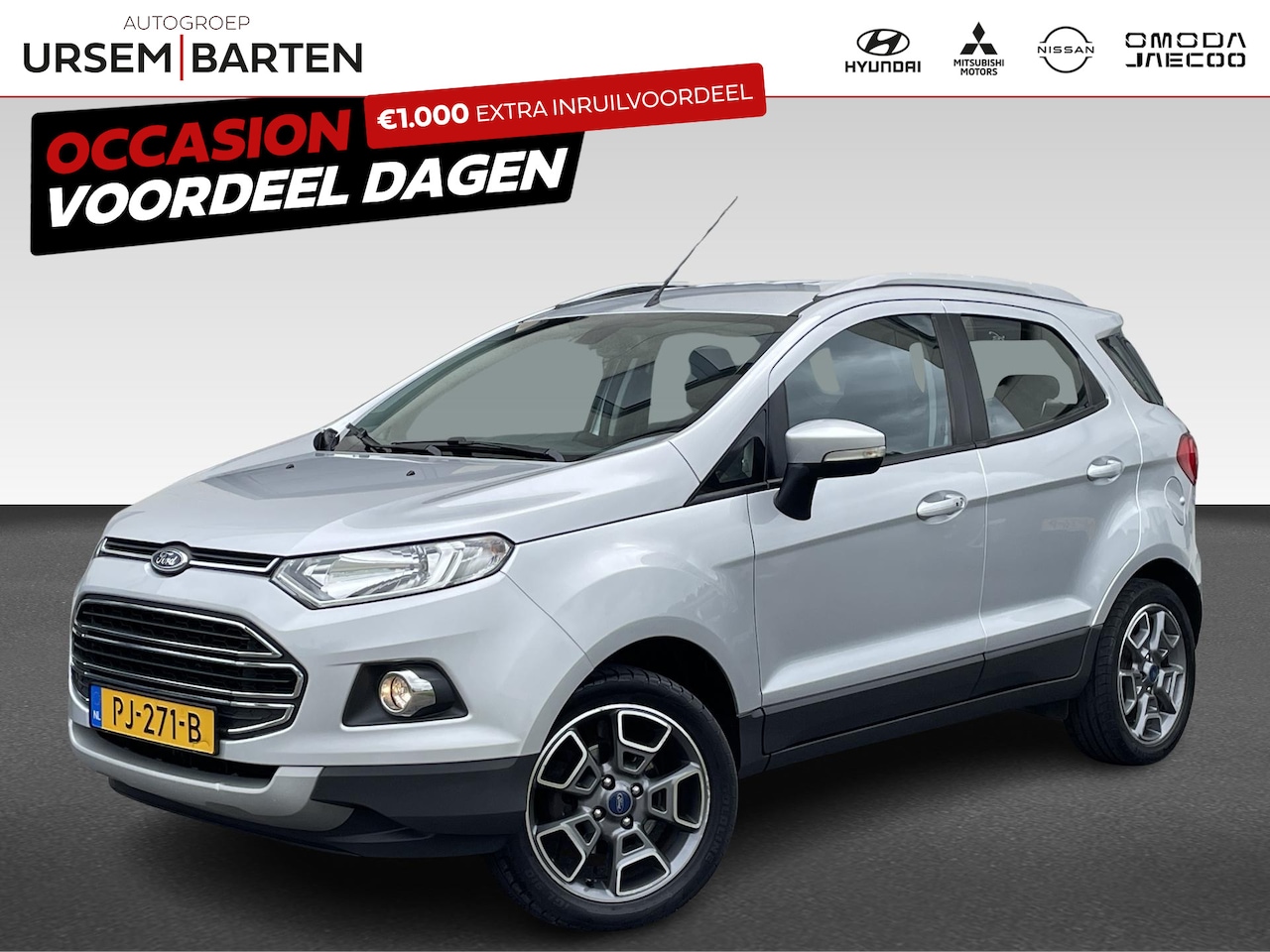 Ford EcoSport - 1.0 EcoBoost Titanium Trekhaak | Voorruitverwarming - AutoWereld.nl