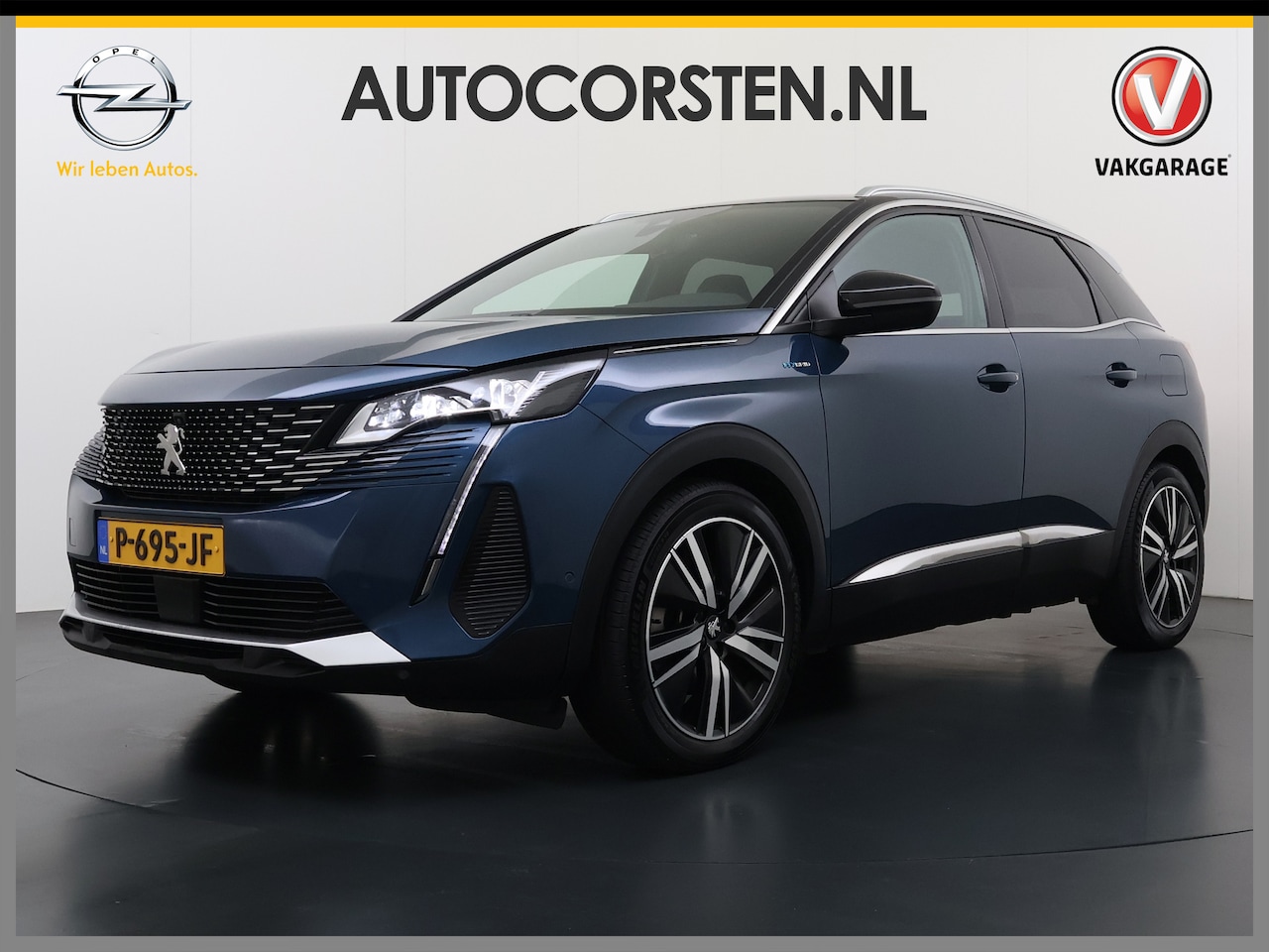 Peugeot 3008 - 1.6T HYbrid 225 GT SOH 91% Trekhaak 3D-Navi Focal®-Audio Adap.Cruise Elek.Stoelen+Memory+V - AutoWereld.nl