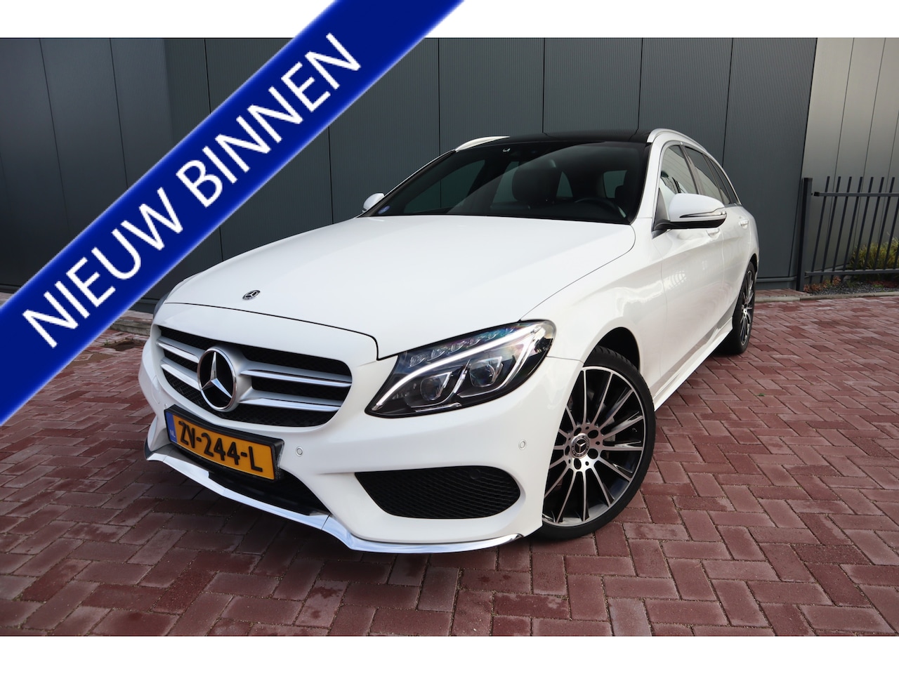 Mercedes-Benz C-klasse Estate - 180 AMG Sport Edition Premium Plus Upgrade 19 inch Panoramadak Sport Leder Burmester Ambia - AutoWereld.nl