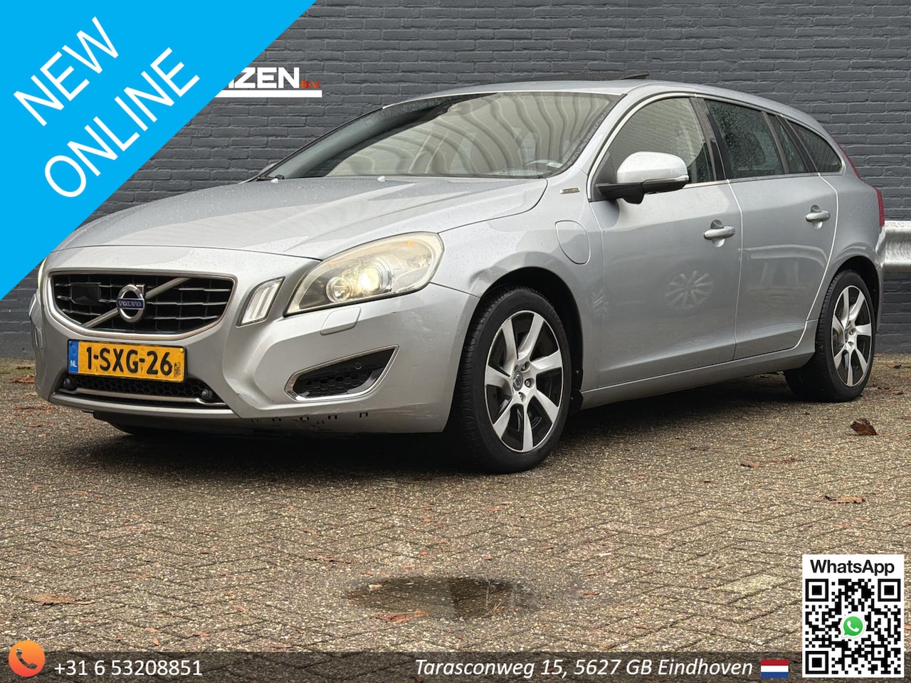 Volvo V60 - 2.4 D6 AWD Plug-In Hybrid Pure Limited | Schuif/Kanteldak | Leder | Cruise | Climate | Sto - AutoWereld.nl