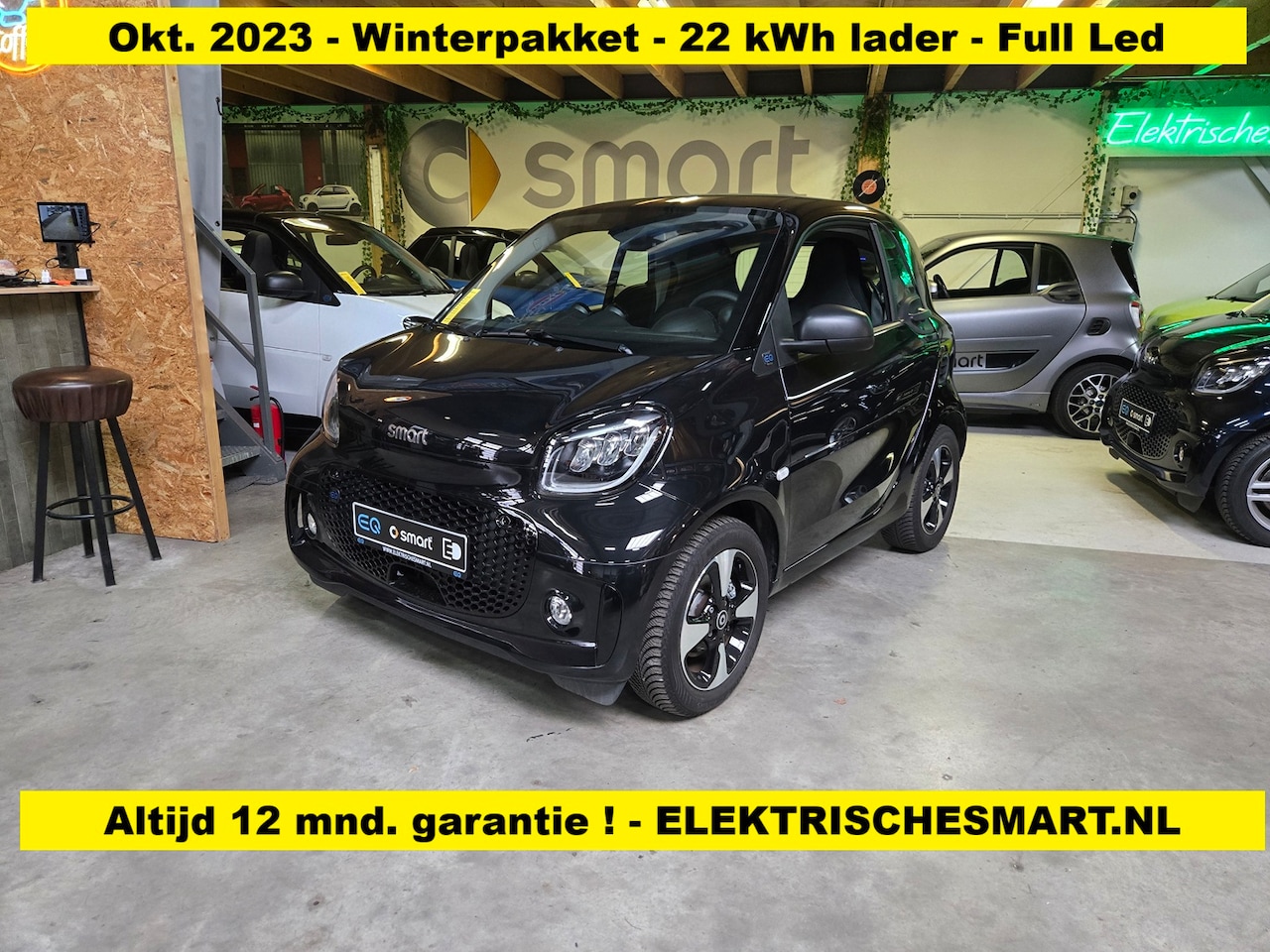 Smart Fortwo - EQ Comfort PLUS - 2023 ! - Winterpakket - Full Led - 22 kWh snellader - Camera - Panoramad - AutoWereld.nl