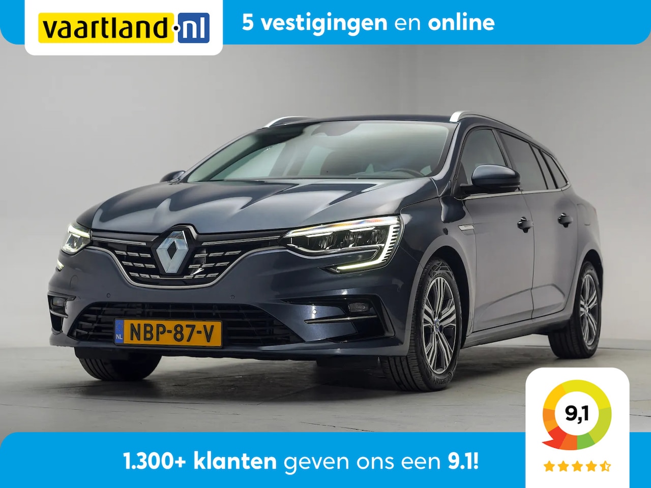 Renault Mégane E-Tech - ESTATE 1.6 Plug-In Hybrid 160 Intens Aut. { Apple/Android Head-up Camera ] - AutoWereld.nl