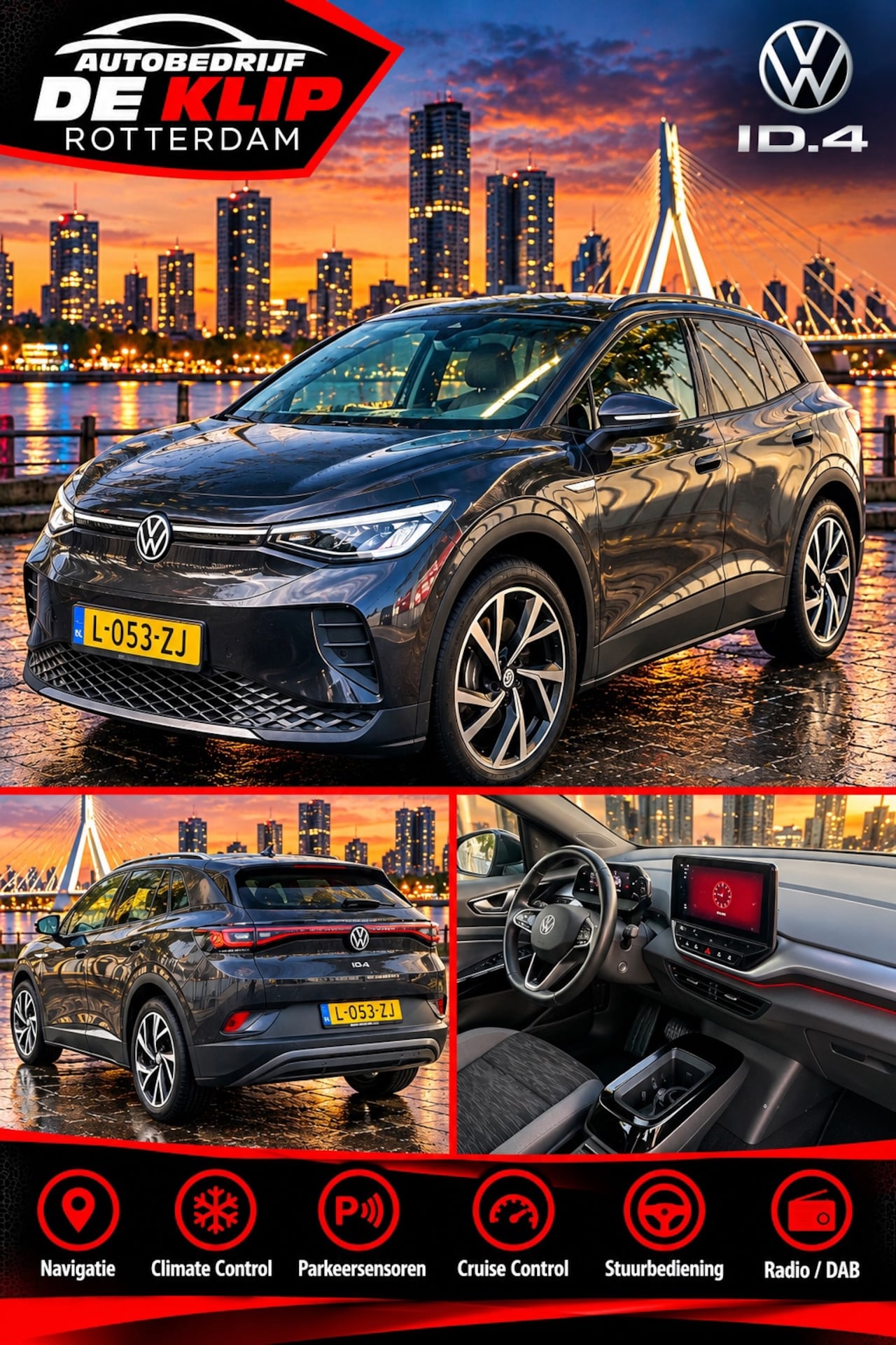 Volkswagen ID.4 - City 52 kWh|BTW|Navigatie|Climate Control|LED| - AutoWereld.nl