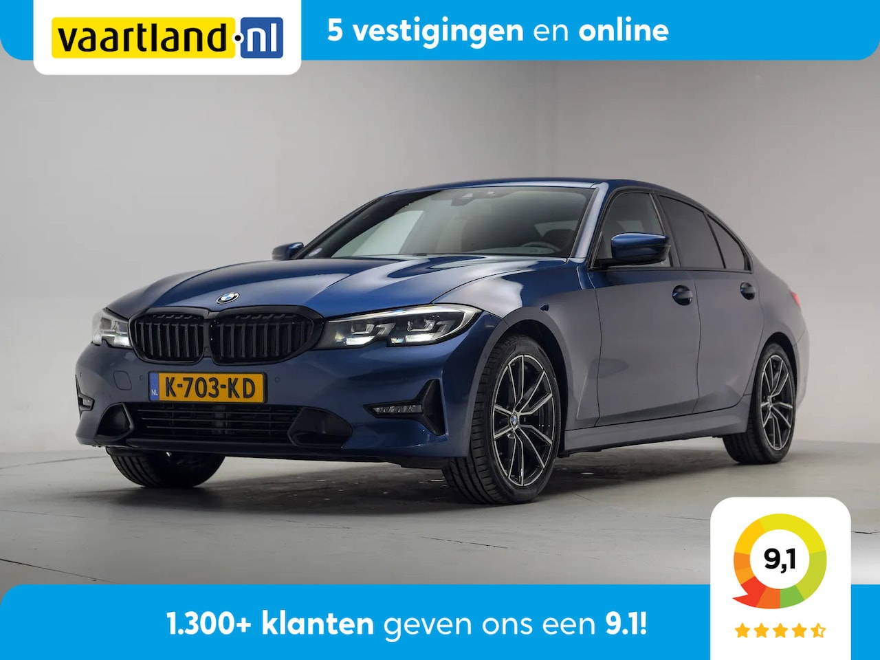 BMW 3-serie - 318i Sportline Aut. [ Navi Apple/Android Camera Sportstoelen Stoelverwarming ] - AutoWereld.nl