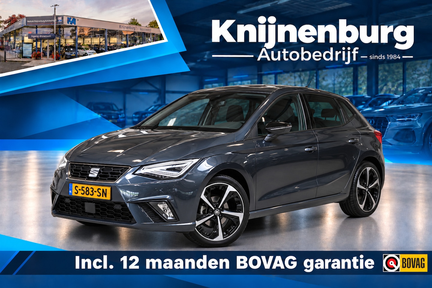 SEAT Ibiza - 1.0 TSI 95pk FR Business Connect | ACC | Beats | Camera | Virtual | 100% (Dealer) onderhou - AutoWereld.nl