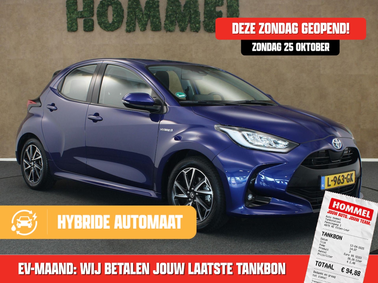 Toyota Yaris - 1.5 Hybrid Dynamic - ORIGINEEL NEDERLANDSE AUTO - TREKHAAK (450KG TREKGEWICHT) - AUTOMATI - AutoWereld.nl