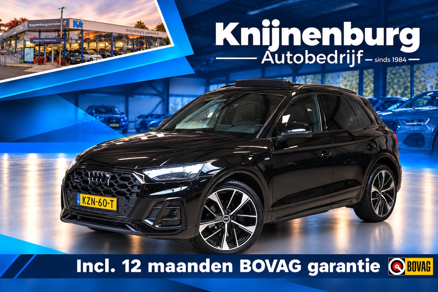 Audi Q5 - 50 TFSIe 299pk quattro S edition Competition | Luchtvering | Matrix | Honeycomb | Pano | 1 - AutoWereld.nl