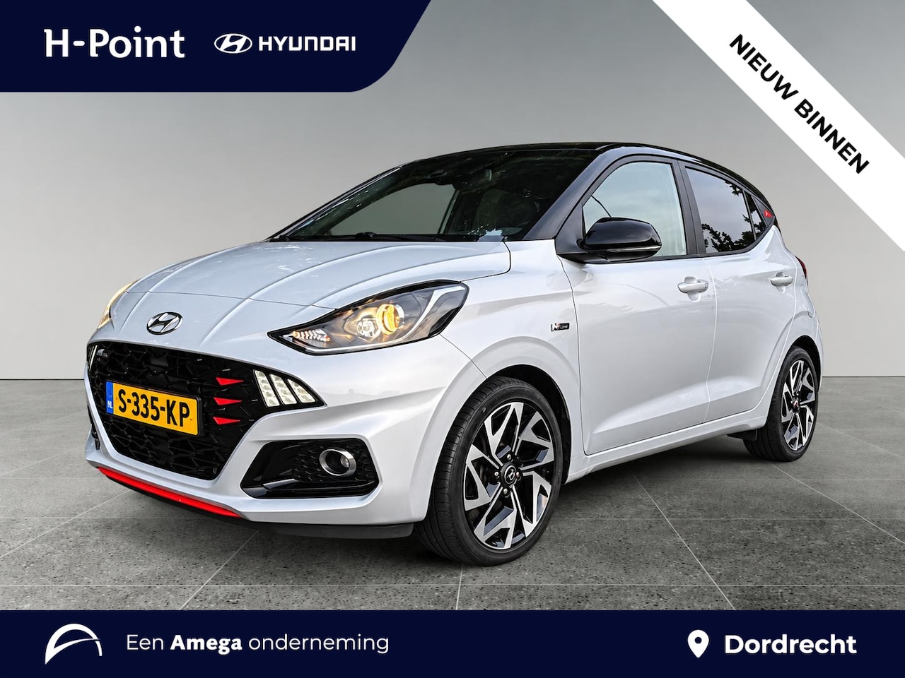 Hyundai i10 - 5-deurs 1.0 T-GDI 100pk N Line 5-zits | TWO-TONE DAK | CLIMA | 17''LMV | BLIKVANGER | NAVI - AutoWereld.nl