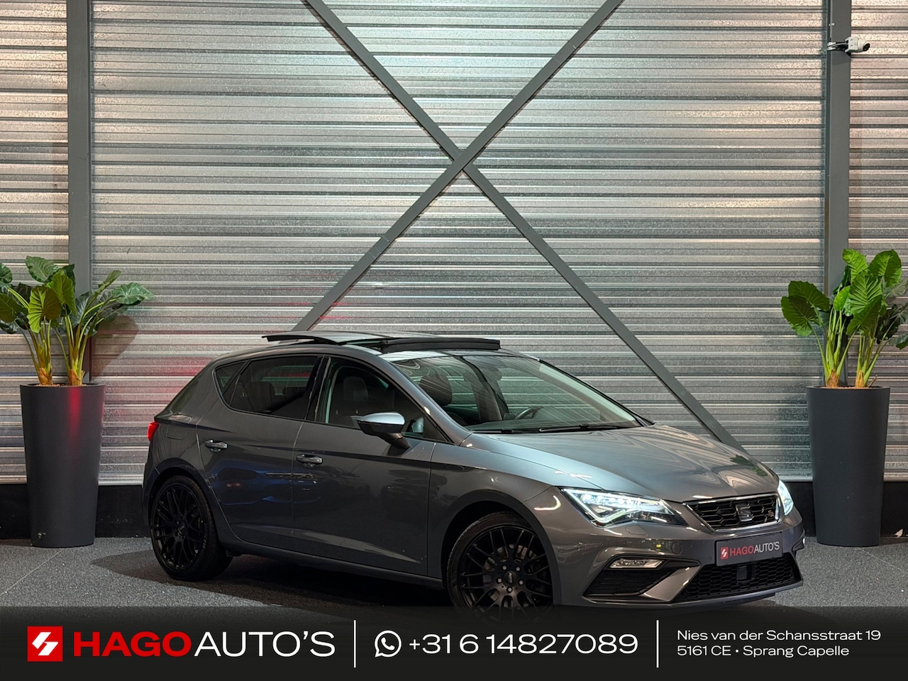 SEAT Leon - 1.8 TSI FR AUT/180-PK!/LED/LEDER/PANO/NAVI/CARPLAY/BEATS/CRUISE/ACC/PDC/DCC/VDOH/12-MND-GA - AutoWereld.nl