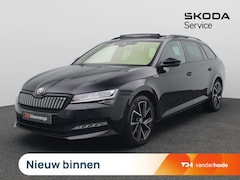 Skoda Superb Combi - 1.4 TSI iV Sportline Business 218PK DSG Panoramadak, Trekhaak, 360gr. Camera, 18" LM Velge