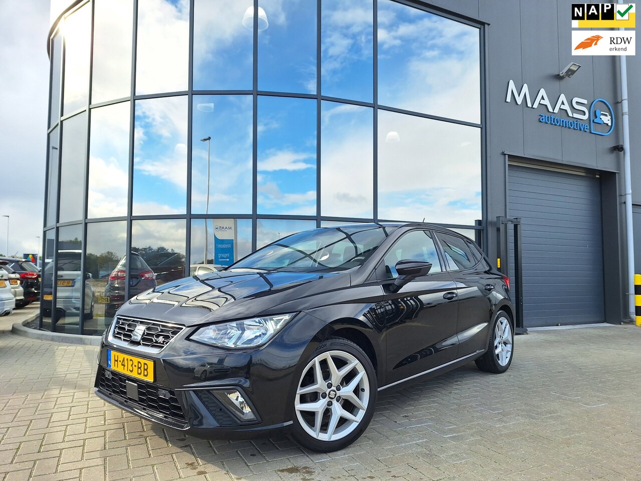 SEAT Ibiza - 1.0 TSI FR Business Intense DEALER OH|CAM|CARPLAY - AutoWereld.nl