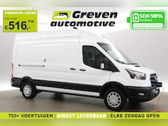 Ford E-Transit - 68 kWh L3H3 | Snelladen | SOH 98% | Clima | Cruise | 360° Camera | 3 Zits | Carplay | Navi