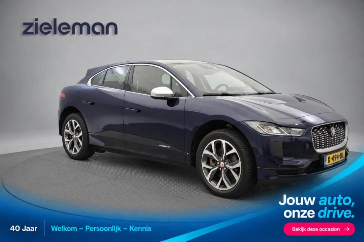 Jaguar I-PACE - EV320 S Business Pack 90 kWh - Digitaal Cockpit, Carplay, Camera, Stoelverw. Meridian - AutoWereld.nl