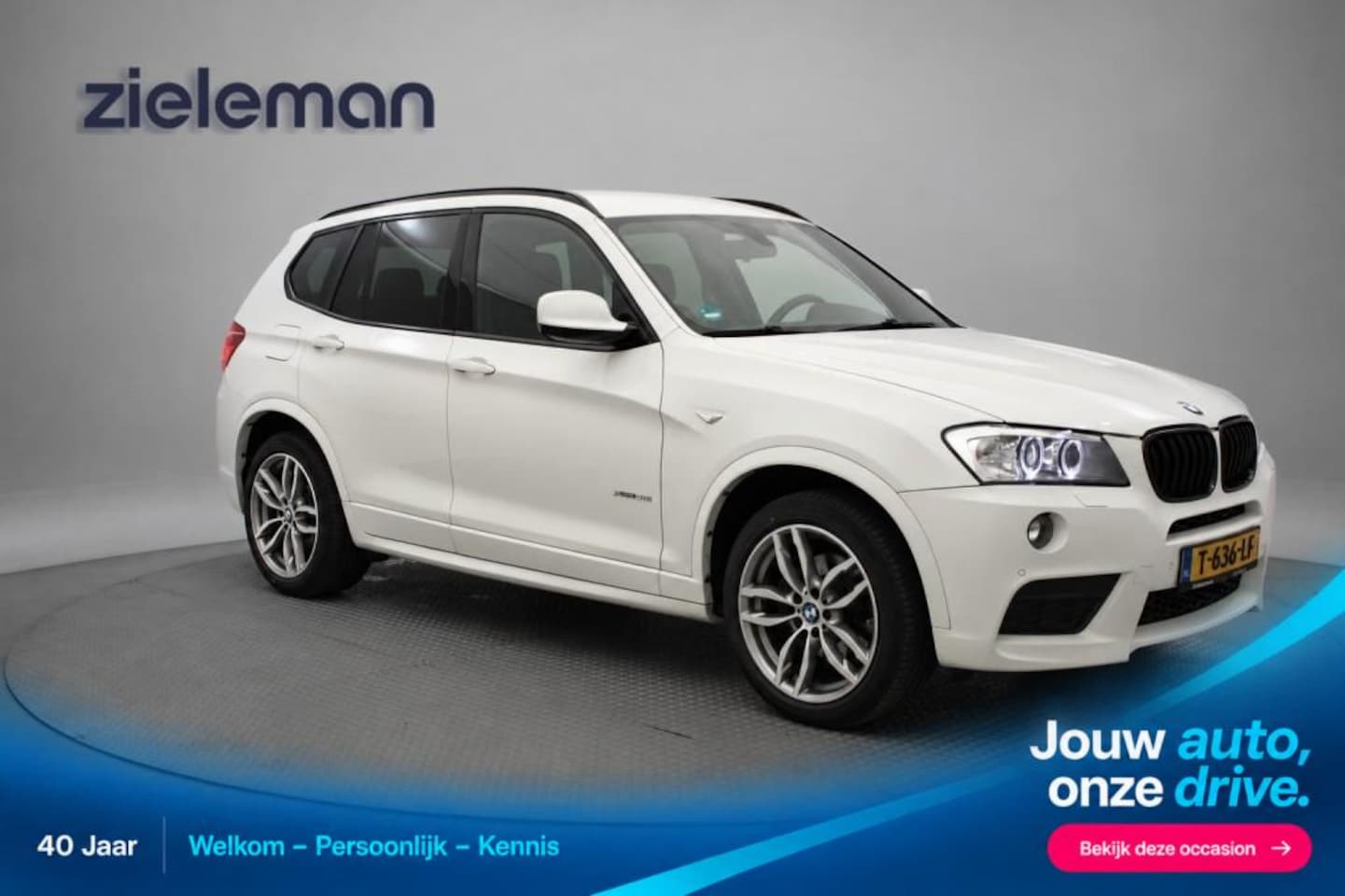 BMW X3 - xDrive28i High Executive M-Sport Automaat - Trerkhaak, Camera, Half Leer, Xenon, Navi - AutoWereld.nl