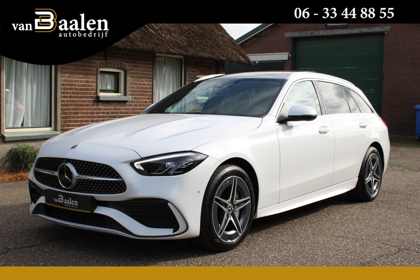 Mercedes-Benz C-klasse Estate - 300 e AMG Line SOh 94.5% PANO MASSAGE LEER VOLL!! 103000KM!!! - AutoWereld.nl