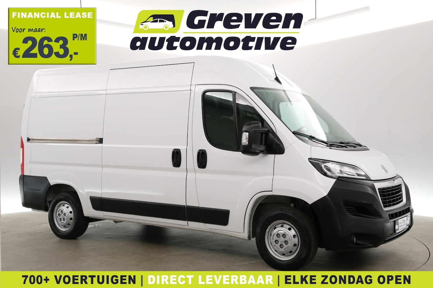 Peugeot Boxer - 2.2 BlueHdi L2H2 140PK | Airco | Cruise | Camera | 3 Zits | Trekhaak | Navi | Parkeersens, - AutoWereld.nl