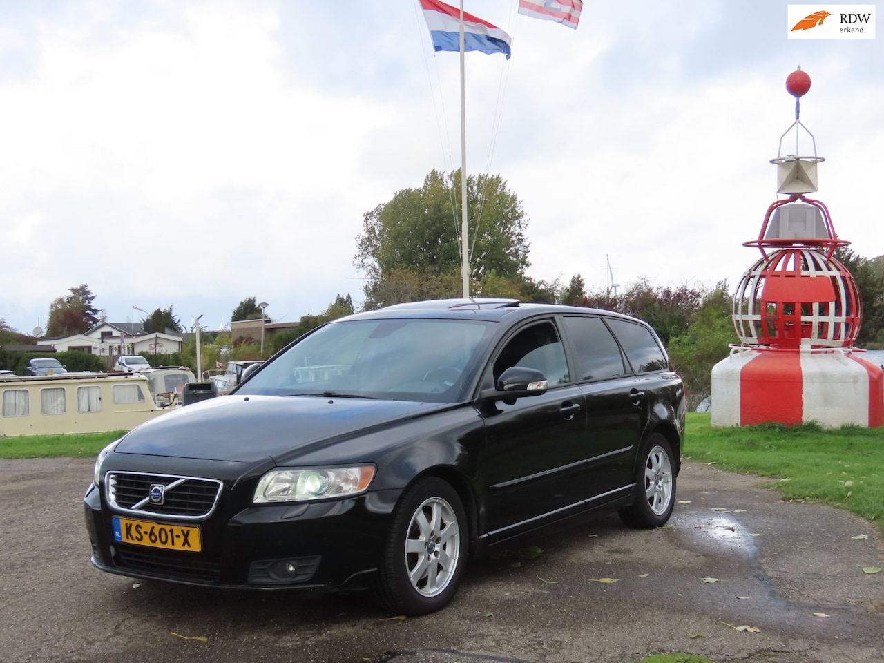 Volvo V50 - 2.4 Summum *Trekhaak *Dakje *Leer *Cruise *Navi - AutoWereld.nl