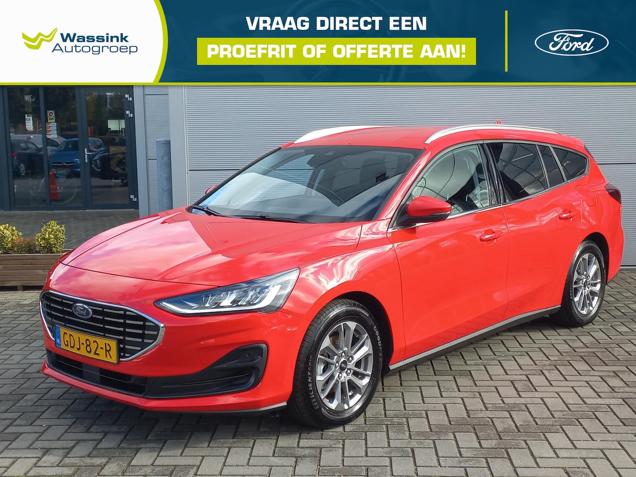 Ford Focus Wagon - 1.0T Hybride 155pk Titanium Automaat | Climate control | Navigatie | Lm velgen | Apple/And - AutoWereld.nl
